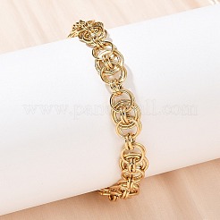 Браслеты-цепочки из нержавеющей стали 304 для женщин&nbsp;BJEW-Z143-17G