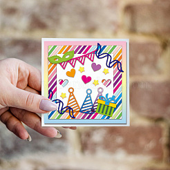 Трафареты для резки углеродистой стали на день рождения DIY-WH0309-1447