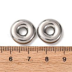 Европейские бусины из нержавеющей стали 304 STAS-D383-01A-P