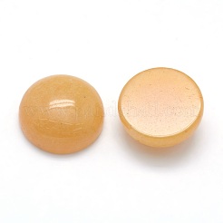 Cabochons aventurine jaune naturel&nbsp;G-P393-R36-8MM
