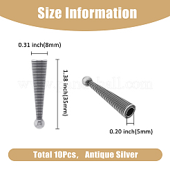 10 шт. концы шнура из сплава&nbsp;FIND-FH0009-40AS