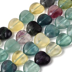Natürliche grün lila gelb Fluorit Perlen Stränge&nbsp;G-NH0048-A01-01A