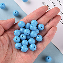 Непрозрачные акриловые бусины MACR-S370-C12mm-8