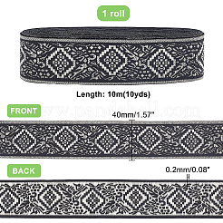 Вышивка полиэфирными лентами в этническом стиле&nbsp;OCOR-WH0060-41A