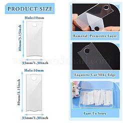 2 пакетик 2 стилей акриловые пустые этикетки большие подвески FIND-TA0004-77B