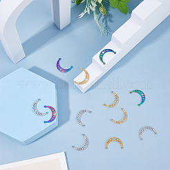 12 шт. 3-цветное ионное покрытие (IP) из нержавеющей стали 304 подвески STAS-FH0002-04