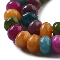 2 нити бусин из натурального белого нефрита&nbsp;G-PA0001-87