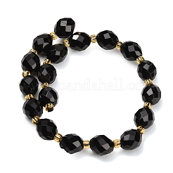 Perles en obsidienne naturelle&nbsp;GG-CBA4A3B-A09