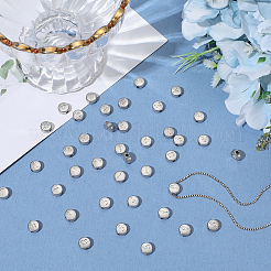 40 шт. 10 стиля антикоррозийных бусин из нержавеющей стали 304 STAS-BBC0007-54