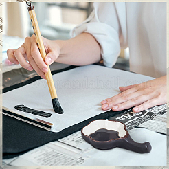 2 шт. керамическая чернильница в форме цветка сливы 2 цвета AJEW-PH0006-33