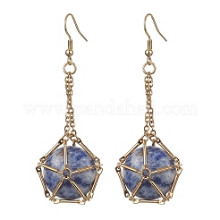 Латунные крючки с лотком&nbsp;EJEW-JE05540-03