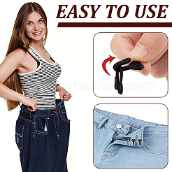 120bgas 4 styles agrafes en nylon et fer&nbsp;DIY-NB0016-10A