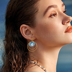 140 шт. подвески из окрашенной натуральной ракушки акойя&nbsp;BSHE-BBC0001-07D