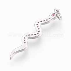 Латунные микро проложить кубического циркония подвески&nbsp;LS-ZIRC-O026-22P-NR