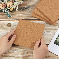 Квадратная пробковая изоляция&nbsp;DIY-WH0504-750A-01