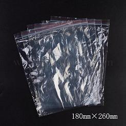 Sacs d'emballage en plastique refermables&nbsp;OPP-G001-E-18x26cm