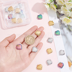 24 шт. подвески из нержавеющей стали 304 двух цветов STAS-DC0010-66