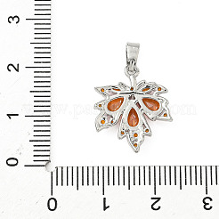 Латунные микро проложить кубического циркония подвески&nbsp;KK-H076-04P