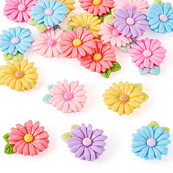 20pcs cabochons en résine opaque&nbsp;RESI-TADJ0001-08E