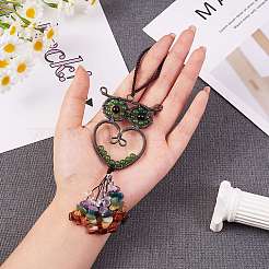 1шт натуральный зеленый авантюрин большие подвесные украшения G-SZ0001-94A