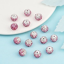 Двухцветный ручной полимерной глины дискотечный шар бисер RB-R041-03