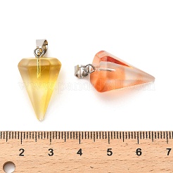 Матовые стеклянные подвески&nbsp;GLAA-L049-02P