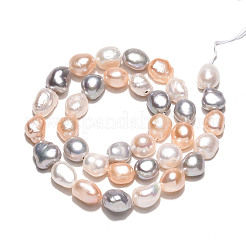 Нити из натурального культивированного пресноводного жемчуга PEAR-N014-09A-03