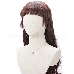 Ожерелье с каменными подвесками в форме слезы и цепочкой для женщин&nbsp;NJEW-JN03785