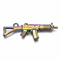 Подвески из сплава цвета радуги PALLOY-S180-004-RS