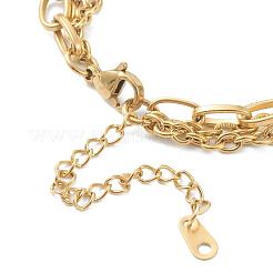 Mehrsträngige Ankerkettenarmbänder aus 304 Edelstahl&nbsp;STAS-A051-05G