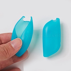 Funda de silicona para cepillo de dientes portátil&nbsp;X-SIL-WH0001-03