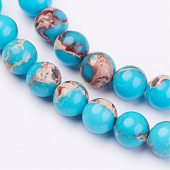 Натуральные имперские нитки из яшмы&nbsp;G-P260-01-8mm