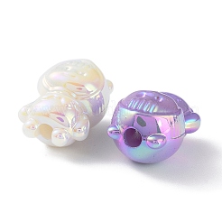 УФ-покрытие Радужные переливающиеся акриловые европейские бусины OACR-A029-07