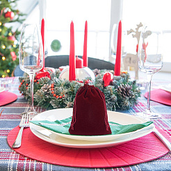 30шт прямоугольные бархатные мешочки TP-PH0001-21A