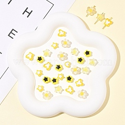 200 шт. 6 вида прозрачных и непрозрачных акриловых бусин TACR-FS0001-54G