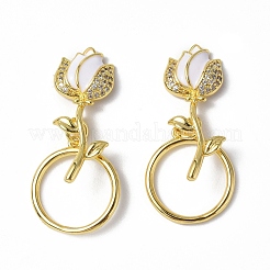 Латунные застежки-молнии из прозрачного кубического циркония KK-P223-49G-02