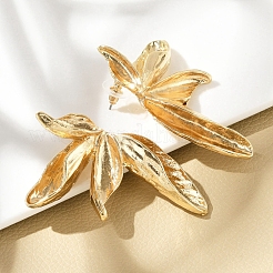 Серьги сплава EJEW-D300-02G-05