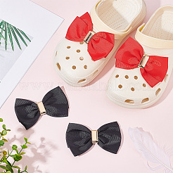 2 комплект 2-х цветных полиэстеровых бантов для украшения обуви&nbsp;FIND-PH0010-25