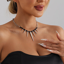 Punk-Choker-Halsketten aus Legierung&nbsp;WGE9FD8-01