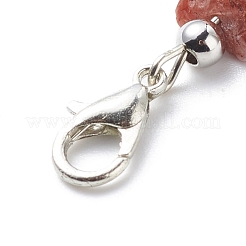 Кулон лэмпворк в виде грибов ручной работы&nbsp;HJEW-JM00753