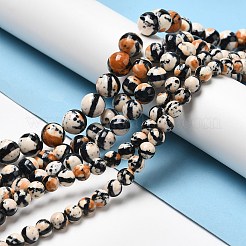 Нити шарик белого нефрита синтетического океана&nbsp;LS-G-J350-8mm-03