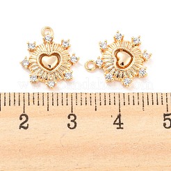 Латунные микро проложить кубического циркония подвески&nbsp;KK-E090-32G