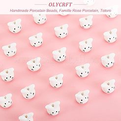 Фарфоровые бусины ручной работы PORC-OC0001-08