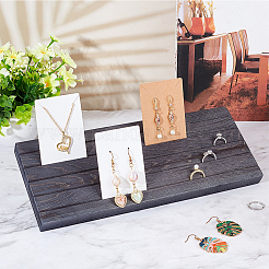 Деревянные выставочные витрины серьги&nbsp;EDIS-WH0021-36A