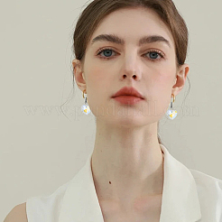 30 шт. 10 стиля гальванизированных стеклянных европейских подвесок-шармов PALLOY-AR00049