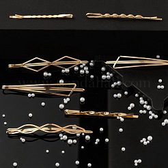 DIY фурнитуры для изготовления шпилек Bobby Pin с имитацией жемчуга&nbsp;DIY-LS0003-57