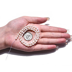 Нити из натурального культивированного пресноводного жемчуга X1-PEAR-N012-03D