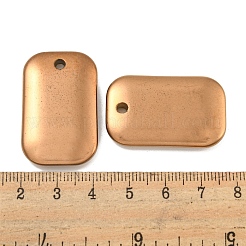 Гальванические подвески из синтетического немагнитного гематита G-C136-05E