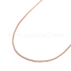 0.9 mm verstellbare Messing-Kettenkette mit Schieber für Männer und Frauen&nbsp;NJEW-G160-21RG