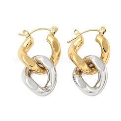 Серьги-кольца из нержавеющей стали 304&nbsp;EJEW-H159-01GP